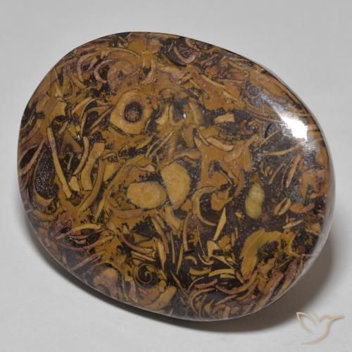 Diaspro Multicolore naturale da 58.13 ct, Ovale, Opaco