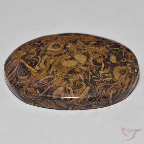 Diaspro Multicolore naturale da 58.13 ct, Ovale, Opaco