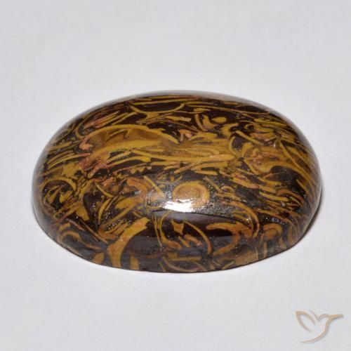 Diaspro Multicolore naturale da 35.02 ct, Ovale, Opaco