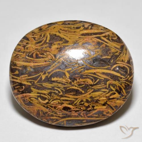 46.21ct Naturale Multicolore Diaspro, Ovale, Opaco, Photo A