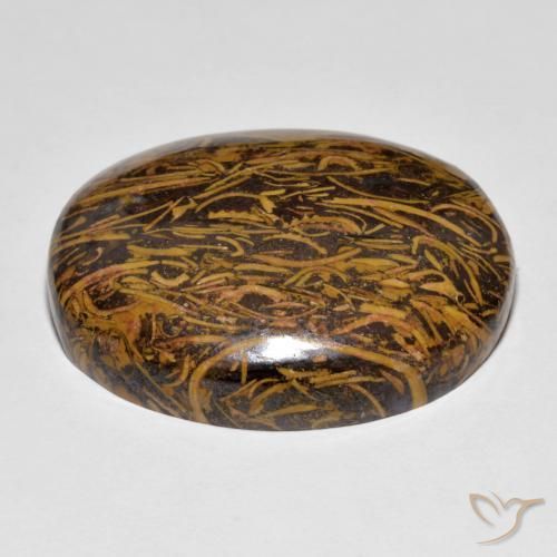 Diaspro Multicolore naturale da 46.21 ct, Ovale, Opaco