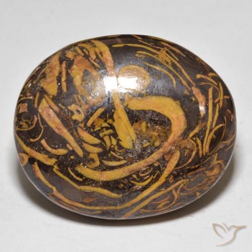 48.68ct Naturale Multicolore Diaspro, Ovale, Opaco