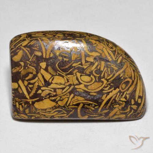 39.25ct Naturale Multicolore Diaspro, Taglio a fantasia, Opaco