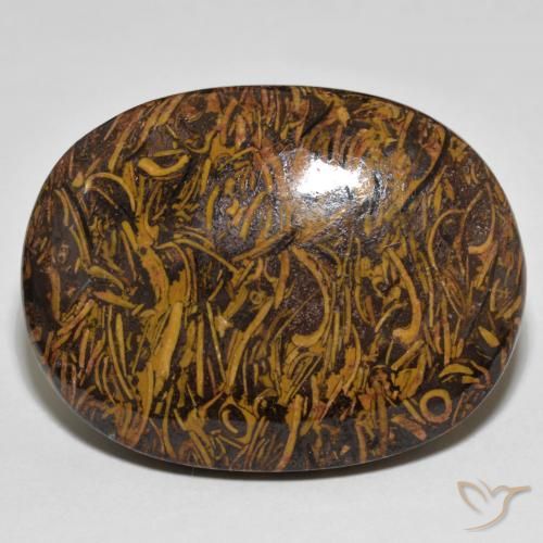 60.90ct Naturale Multicolore Diaspro, Ovale, Opaco