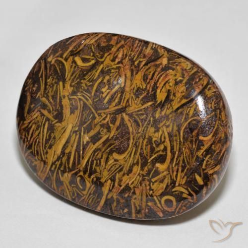 Diaspro Multicolore naturale da 60.90 ct, Ovale, Opaco