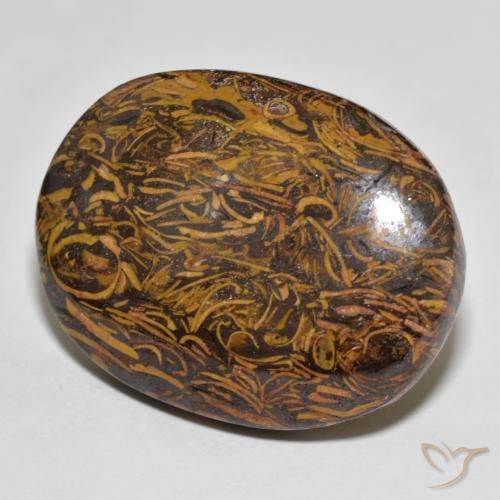 Diaspro Multicolore naturale da 76.80 ct, Ovale, Opaco