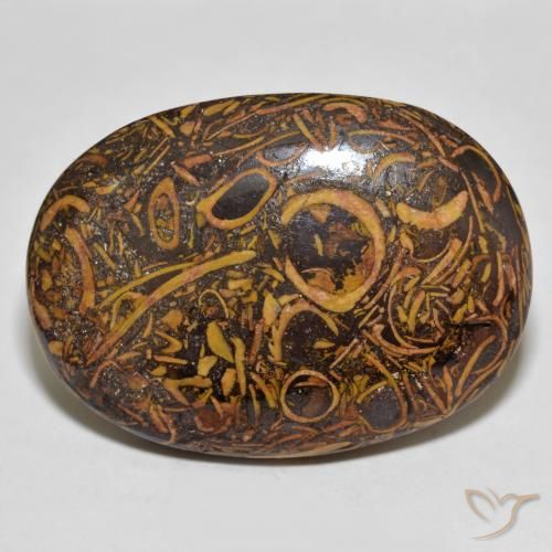 63.83ct Naturale Multicolore Diaspro, Ovale, Opaco