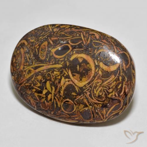 Diaspro Multicolore naturale da 63.83 ct, Ovale, Opaco