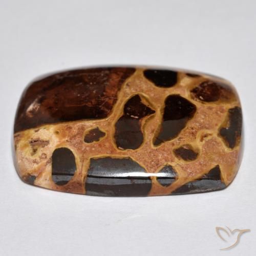 Diaspro Multicolore naturale da 21.09 ct, Cuscino, Opaco