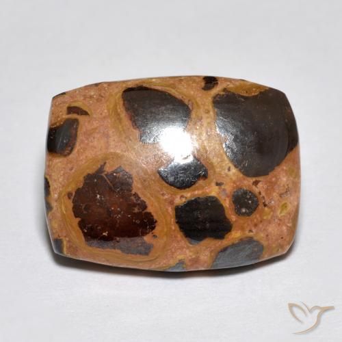 9.85ct Naturale Multicolore Diaspro, Cuscino, Opaco