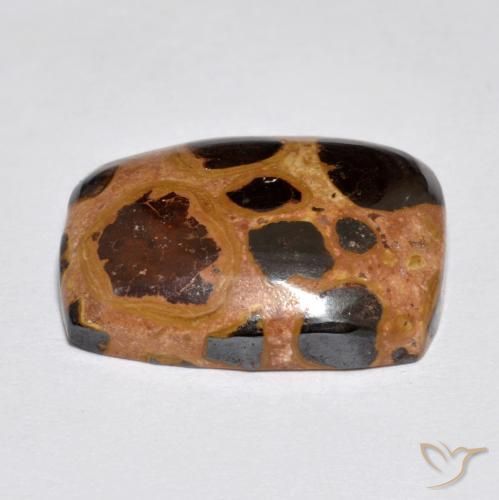 Diaspro Multicolore naturale da 9.85 ct, Cuscino, Opaco