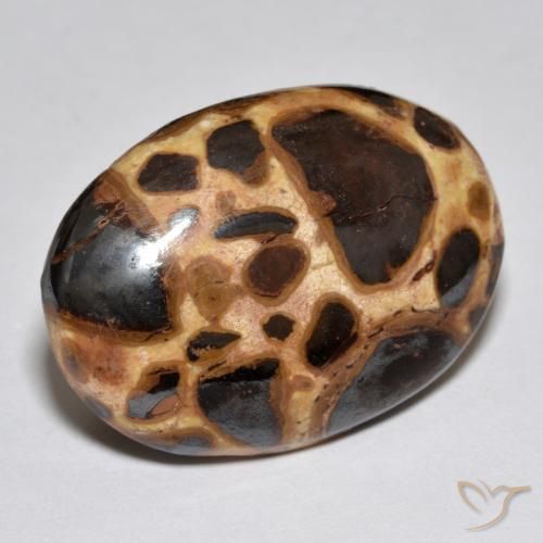 Diaspro Multicolore naturale da 17.21 ct, Ovale, Opaco