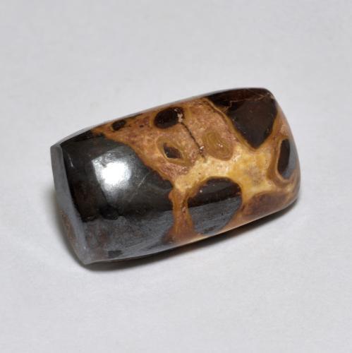 Diaspro naturale multicolore da 6,94 ct, taglio a cuscino, opaco
