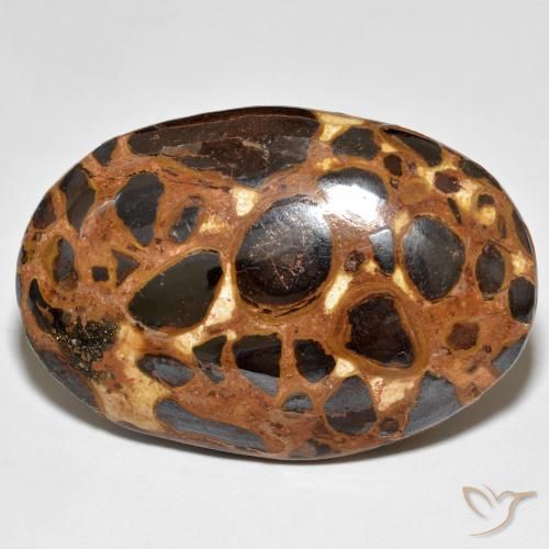 24.47ct Naturale Multicolore Diaspro, Ovale, Opaco
