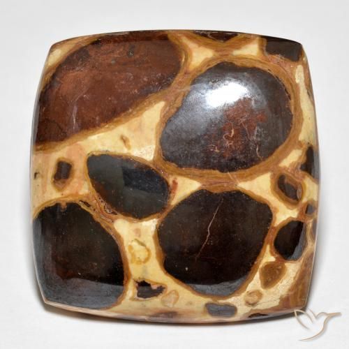 27.48ct Naturale Multicolore Diaspro, Cuscino, Opaco