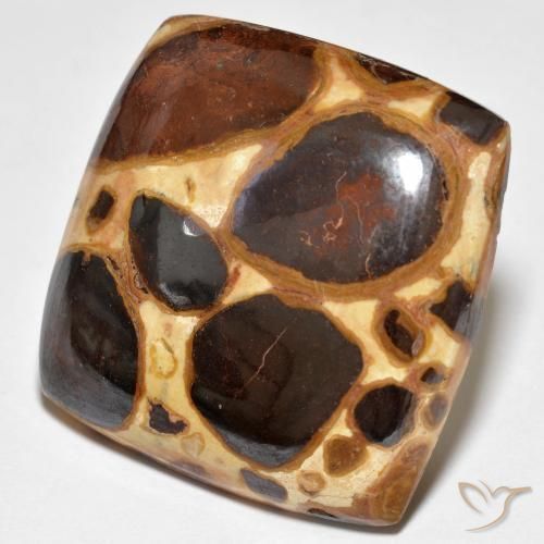 Diaspro Multicolore naturale da 27.48 ct, Cuscino, Opaco
