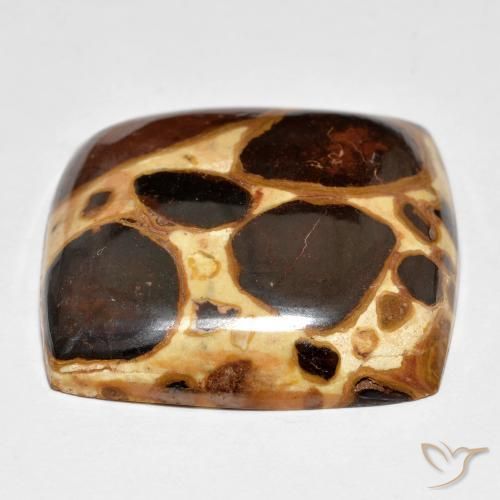 Diaspro Multicolore naturale da 27.48 ct, Cuscino, Opaco