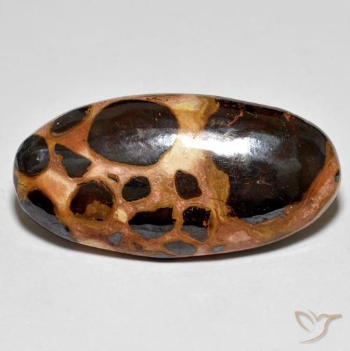 19.60ct Naturale Multicolore Diaspro, Ovale, Opaco