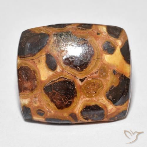 Diaspro Multicolore naturale da 12.18 ct, Cuscino, Opaco