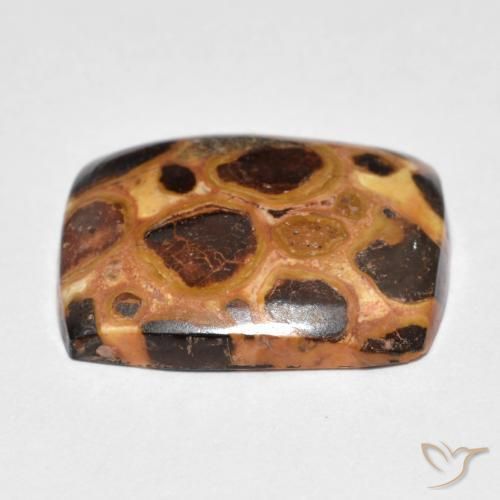 Diaspro Multicolore naturale da 12.18 ct, Cuscino, Opaco
