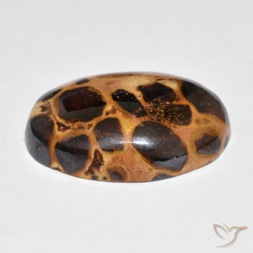 Diaspro Multicolore naturale da 14.82 ct, Ovale, Opaco