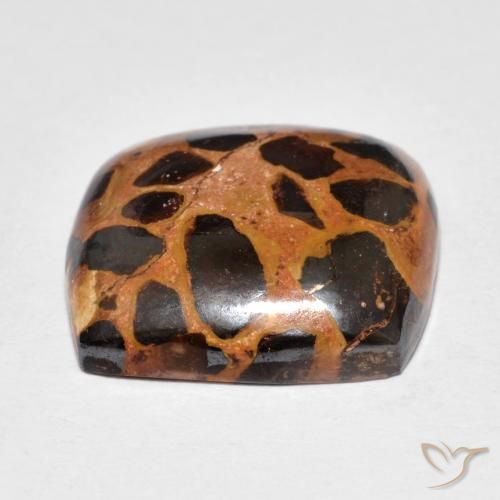 Diaspro Multicolore naturale da 14.39 ct, Cuscino, Opaco