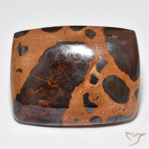15.07ct Naturale Multicolore Diaspro, Cuscino, Opaco