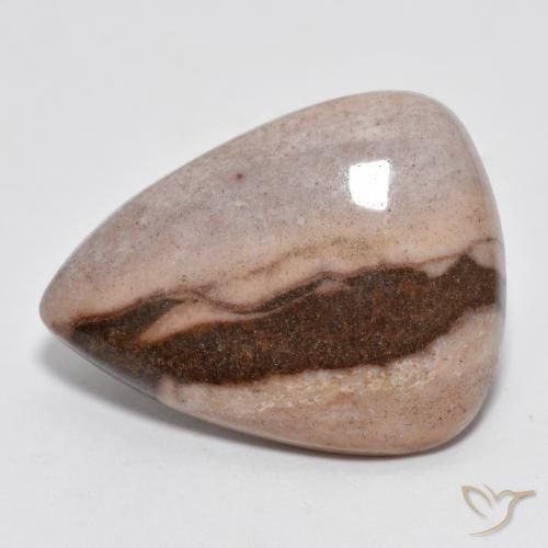 9.81ct Naturale Multicolore Diaspro, Forma a pera, Opaco