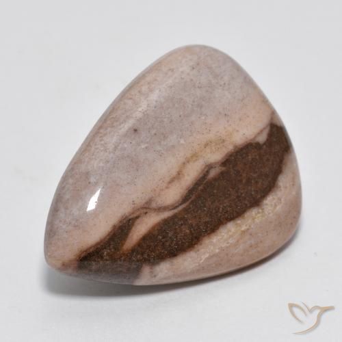 Diaspro Multicolore naturale da 9.81 ct, Forma a pera, Opaco