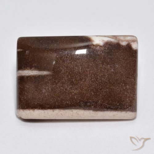 13.75ct Naturale Multicolore Diaspro, Taglio a baguette, Opaco