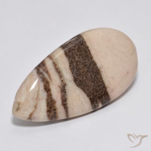 Diaspro Multicolore naturale da 11.00 ct, Forma a pera, Opaco
