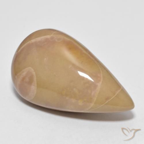 Diaspro Multicolore naturale da 16.04 ct, Forma a pera, Opaco