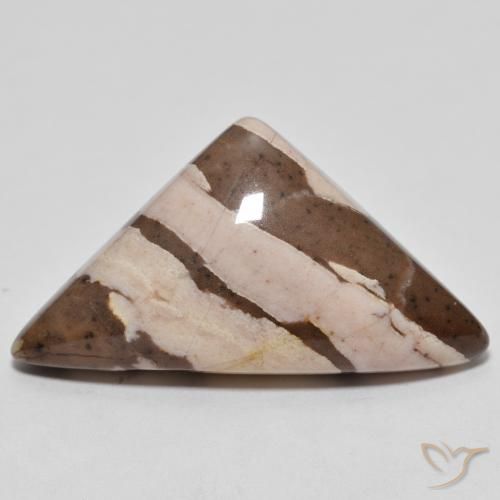 14.98ct Naturale Multicolore Diaspro, Taglio trillion, Opaco