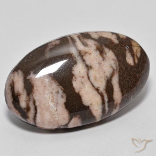 Diaspro Multicolore naturale da 25.70 ct, Ovale, Opaco