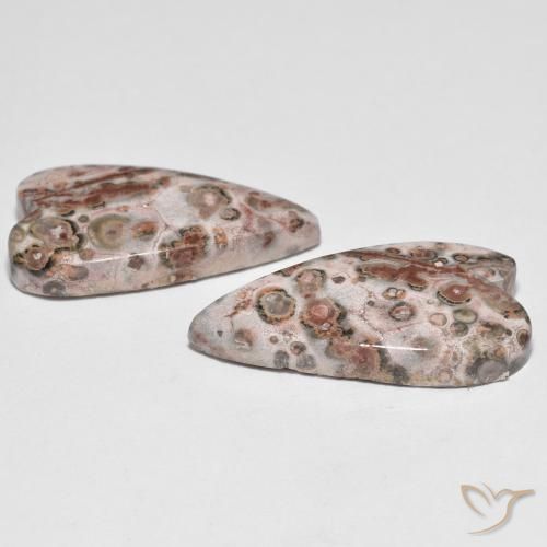 Gemme di Diaspro Multicolore naturale da 17.92 ct, Cuore, Opaco