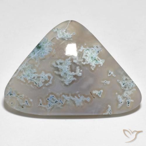 33.55ct Naturale Multicolore Diaspro, Taglio trillion, Traslucido