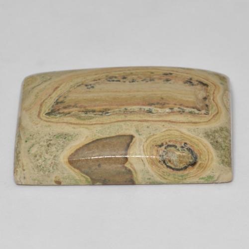 Diaspro Multicolore naturale da 38.51 ct, Taglio a baguette, Opaco