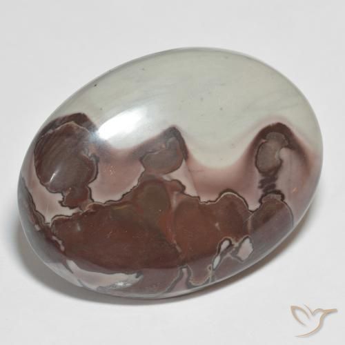 Diaspro Multicolore naturale da 43.76 ct, Ovale, Opaco