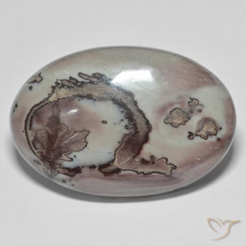 31.89ct Naturale Multicolore Diaspro, Ovale, Opaco