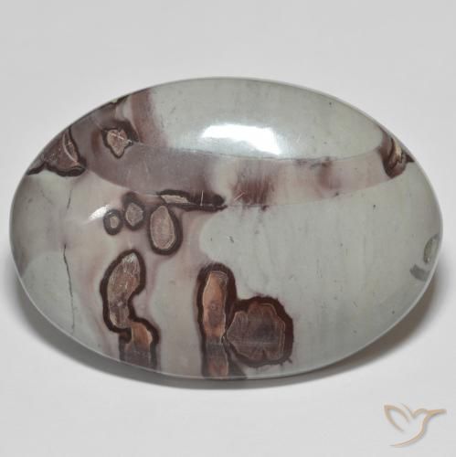 57.73ct Naturale Multicolore Diaspro, Ovale, Opaco