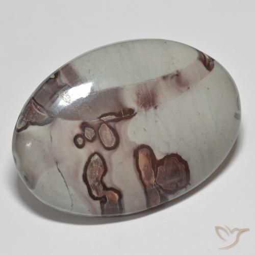 Diaspro Multicolore naturale da 57.73 ct, Ovale, Opaco