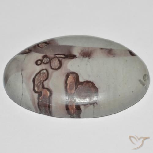 Diaspro Multicolore naturale da 57.73 ct, Ovale, Opaco