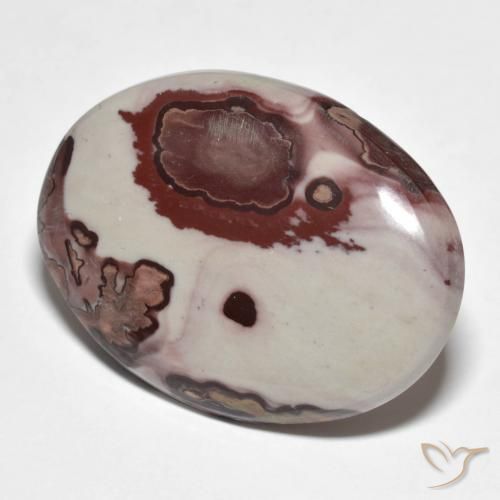 26.67ct Naturale Multicolore Diaspro, Ovale, Opaco