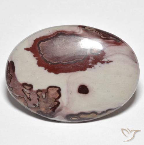 Diaspro Multicolore naturale da 26.67 ct, Ovale, Opaco