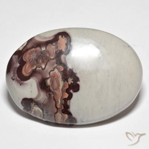 47.57ct Naturale Multicolore Diaspro, Ovale, Opaco