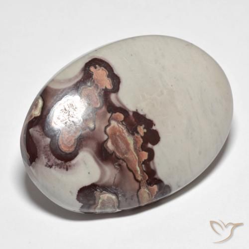 Diaspro Multicolore naturale da 47.57 ct, Ovale, Opaco