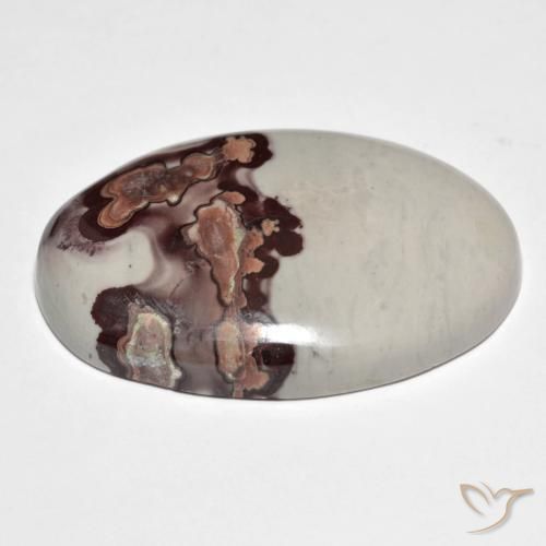 Diaspro Multicolore naturale da 47.57 ct, Ovale, Opaco