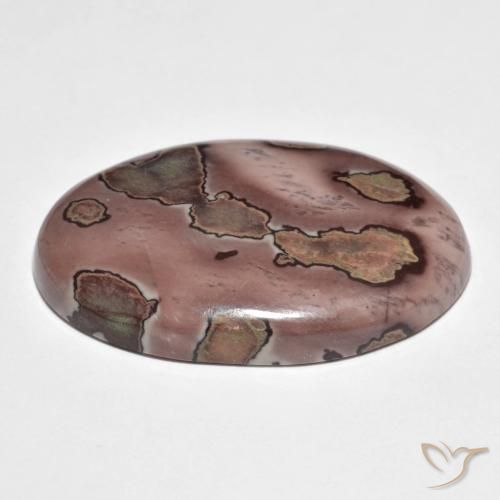 Diaspro Multicolore naturale da 34.00 ct, Ovale, Opaco