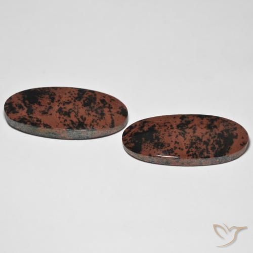 Gemme di Diaspro Multicolore naturale da 35.30 ct, Ovale, Opaco