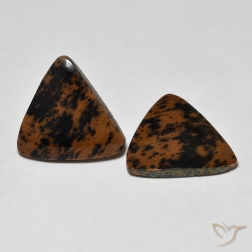 Gemme di Diaspro Multicolore naturale da 10.63 ct, Taglio trillion, Opaco